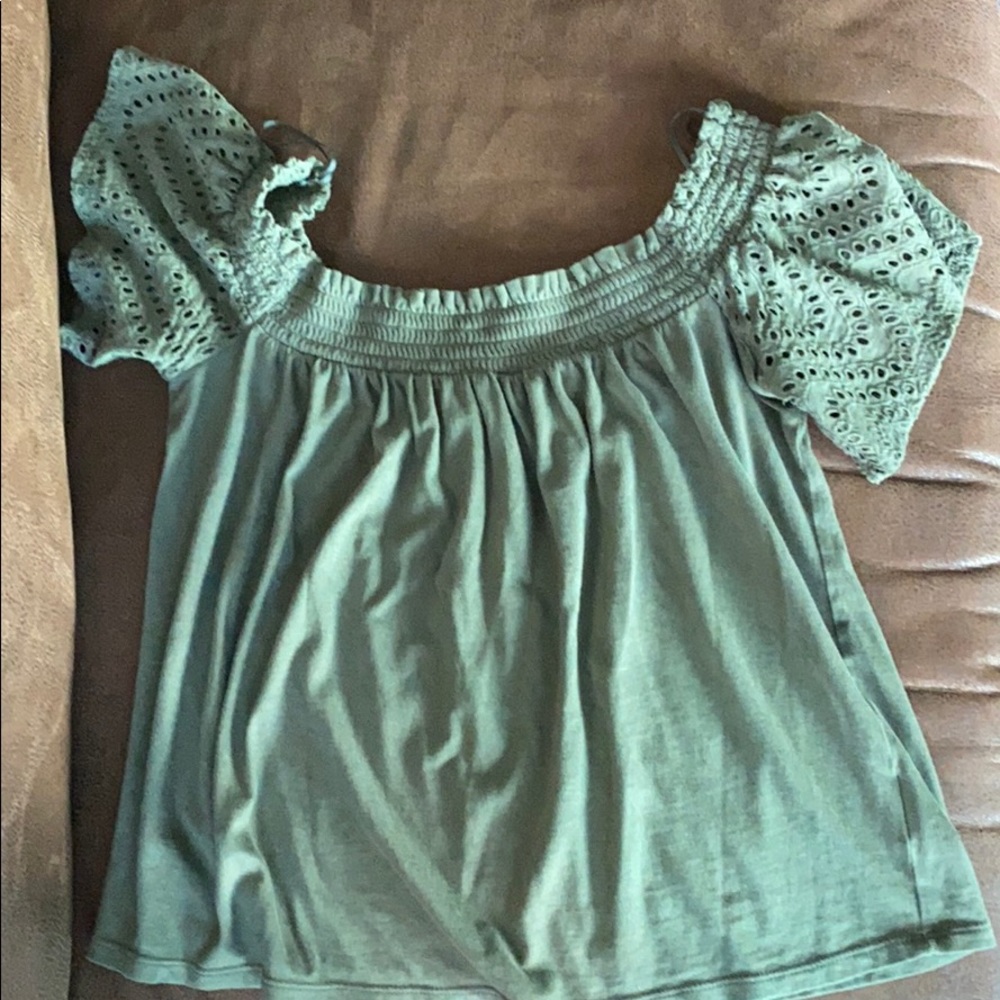 Off the shoulder blouse